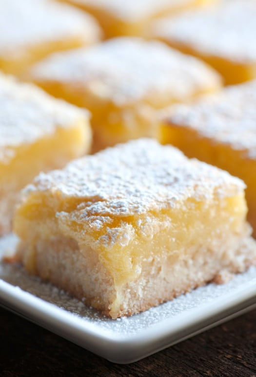 Isa's Recipe for Vegan Lemon Bars Recipe on http://www.theculinarylife.com