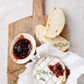 Crock Pot Lasagne and Warm Brie with Pecans and Cranberries on https://fearlessfresh.com/