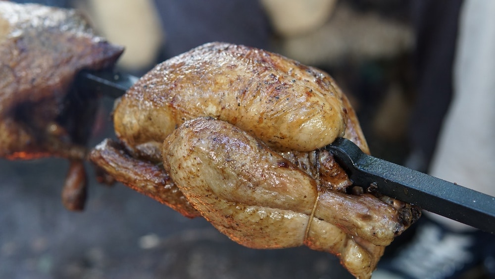 Chicken on a Rotisserie