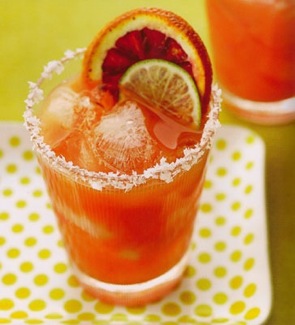 Blood Orange Margarita Cocktail Recipe on http://www.theculinarylife.com