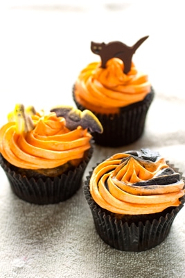 Ghoulishly Gluten Free Halloween Cupcakes on 