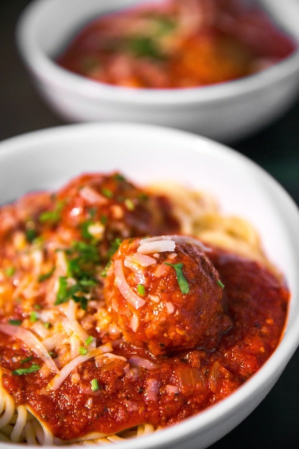 meatballs in a bowl