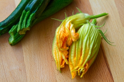 Crispy, Tender Ricotta Stuffed Fried Squash Blossoms Recipe on http://www.theculinarylife.com