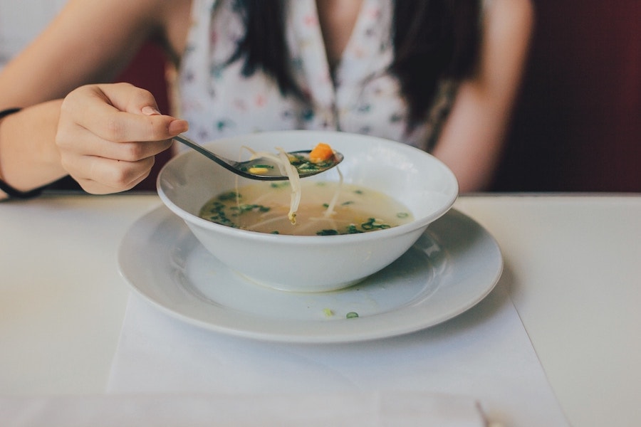 Soup in bowl