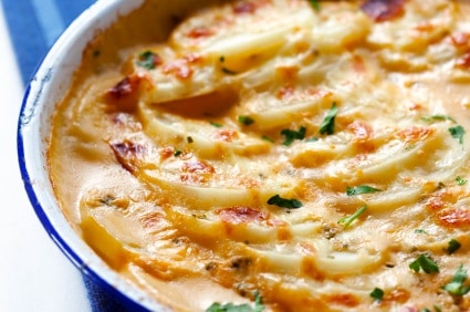 Winter Sweet Potatoes Gratin Recipe on http://www.theculinarylife.com