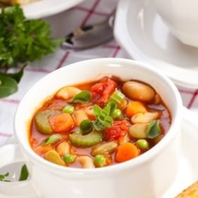 Turkey Minestrone Soup - Fearless Fresh