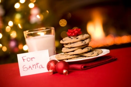 Image result for santa eating biscuits