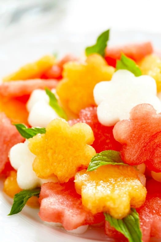 Cutest Watermelon Salad Ever on http://www.theculinarylife.com