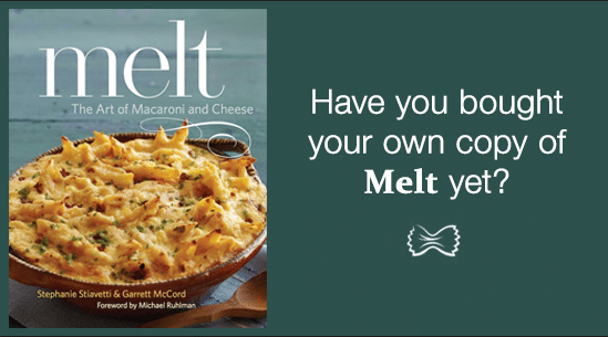 Melt: the Art of Macaroni and Cheese on http://www.theculinarylife.com