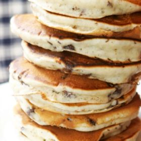 Super Fluffy Pancakes on https://fearlessfresh.com