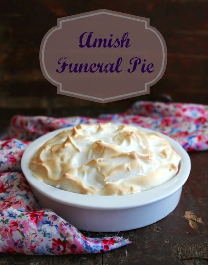 Death Warmed Over and Amish Funeral Pie, by Lisa Rogak on http://www.theculinarylife.com
