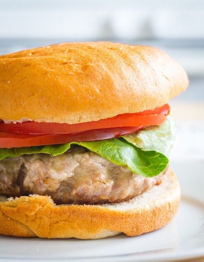 Ultimate Cheeseburger with Cowgirl Creamery Wagon Wheel on http://www.theculinarylife.com