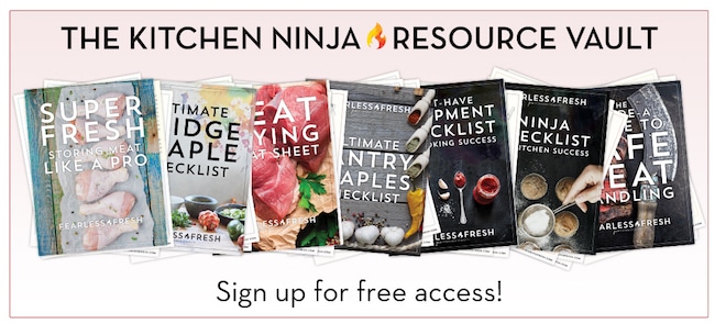 Kitchen Ninja Resource Vault Covers on https://fearlessfresh.com
