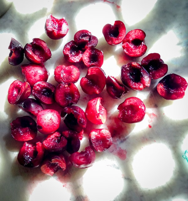 Miraculously Simple Cherry Coconut Vegan Scones on http://www.theculinarylife.com