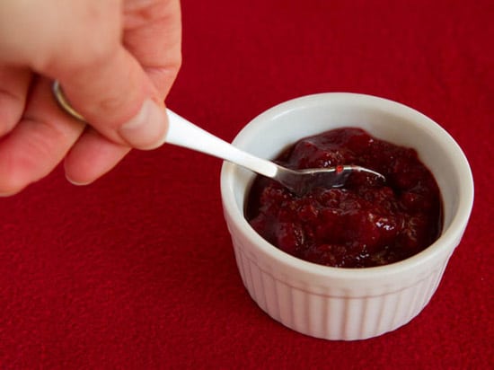 Recipe for Spiced Cranbbery Jam on http://www.theculinarylife.com