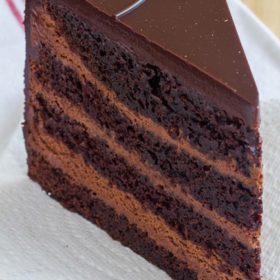 Triple Chocolate Cake - The Dark Knight Cake - Fearless Fresh