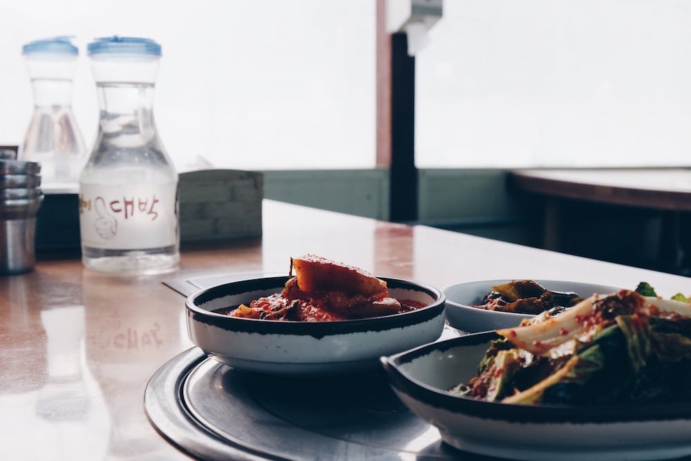 Kimchi on Table