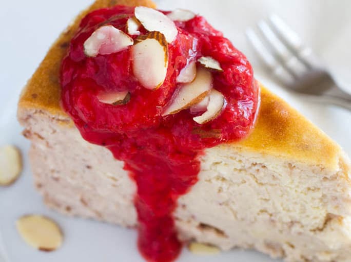 Strawberry Almond Cheesecake Recipe