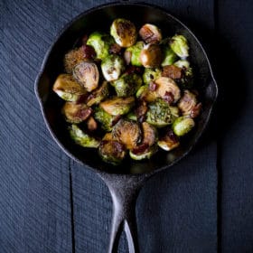 Maple Bacon Brussels Sprouts