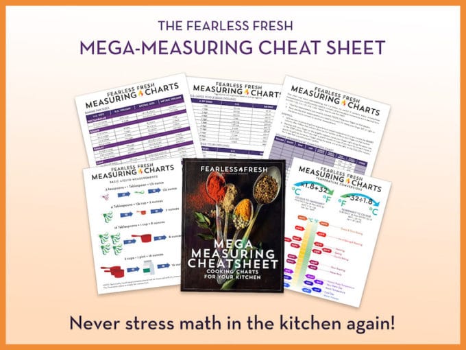 Fearless Fresh Cooking Cheat Sheets