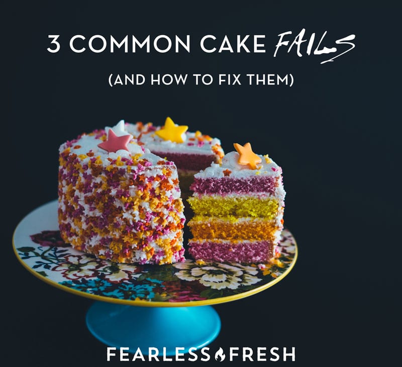 Cake Fails: Three Common Cake Baking Fails